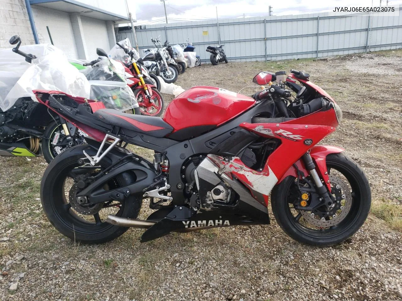 2005 Yamaha Yzfr6 L VIN: JYARJ06E65A023075 Lot: 78729384