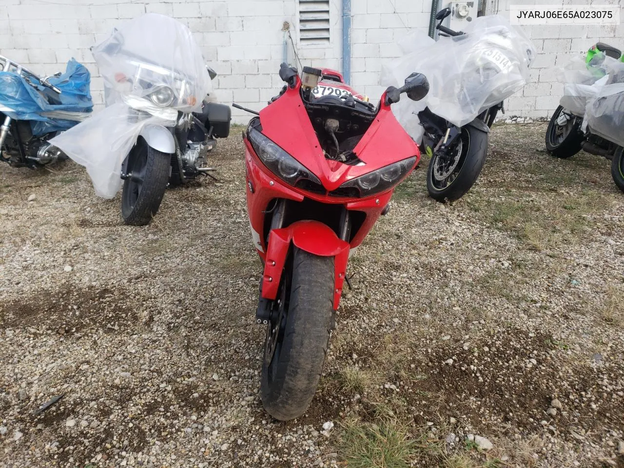 2005 Yamaha Yzfr6 L VIN: JYARJ06E65A023075 Lot: 78729384