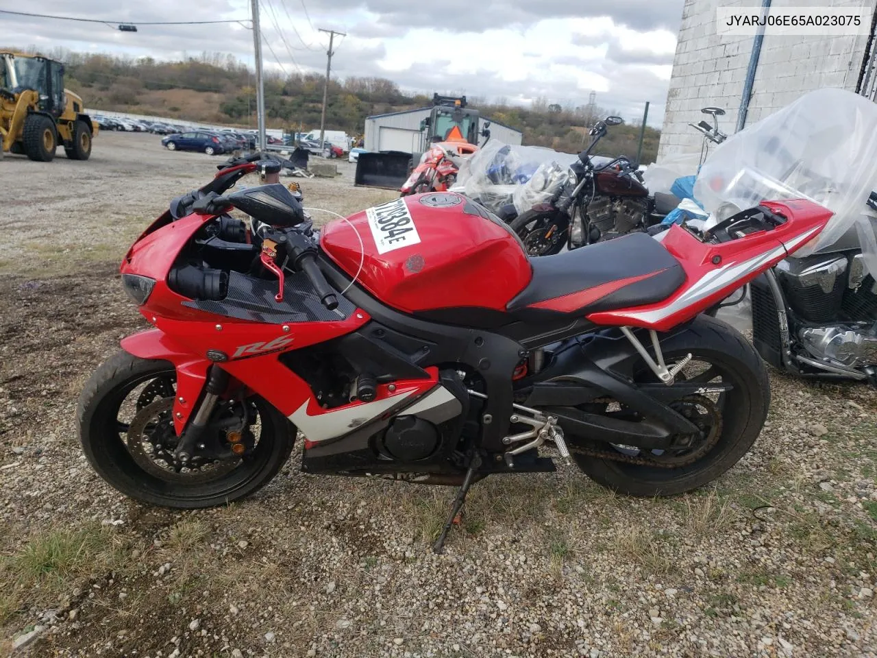 2005 Yamaha Yzfr6 L VIN: JYARJ06E65A023075 Lot: 78729384