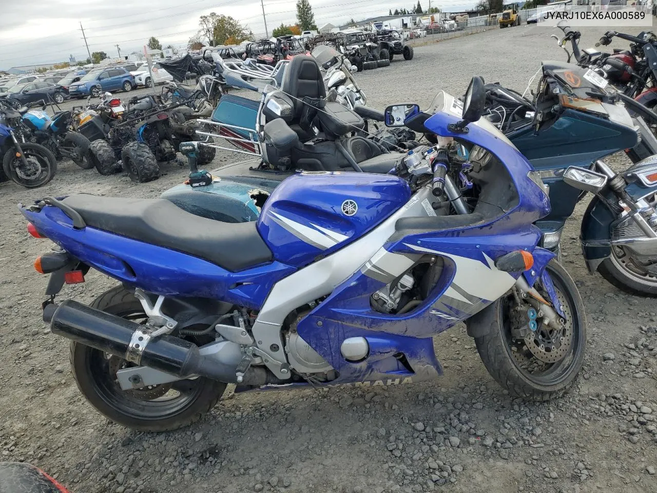 2006 Yamaha Yzf600 R VIN: JYARJ10EX6A000589 Lot: 75919234