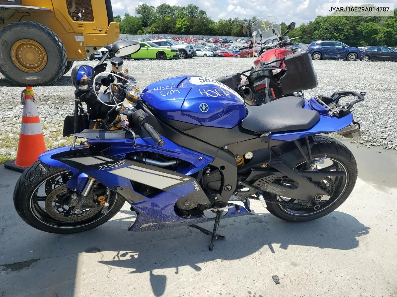 2009 Yamaha Yzfr6 VIN: JYARJ16E29A014787 Lot: 56207034