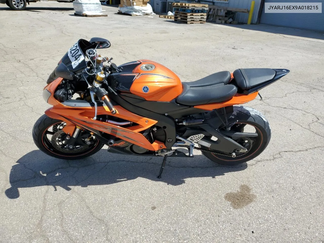 2009 Yamaha Yzfr6 VIN: JYARJ16EX9A018215 Lot: 57655204