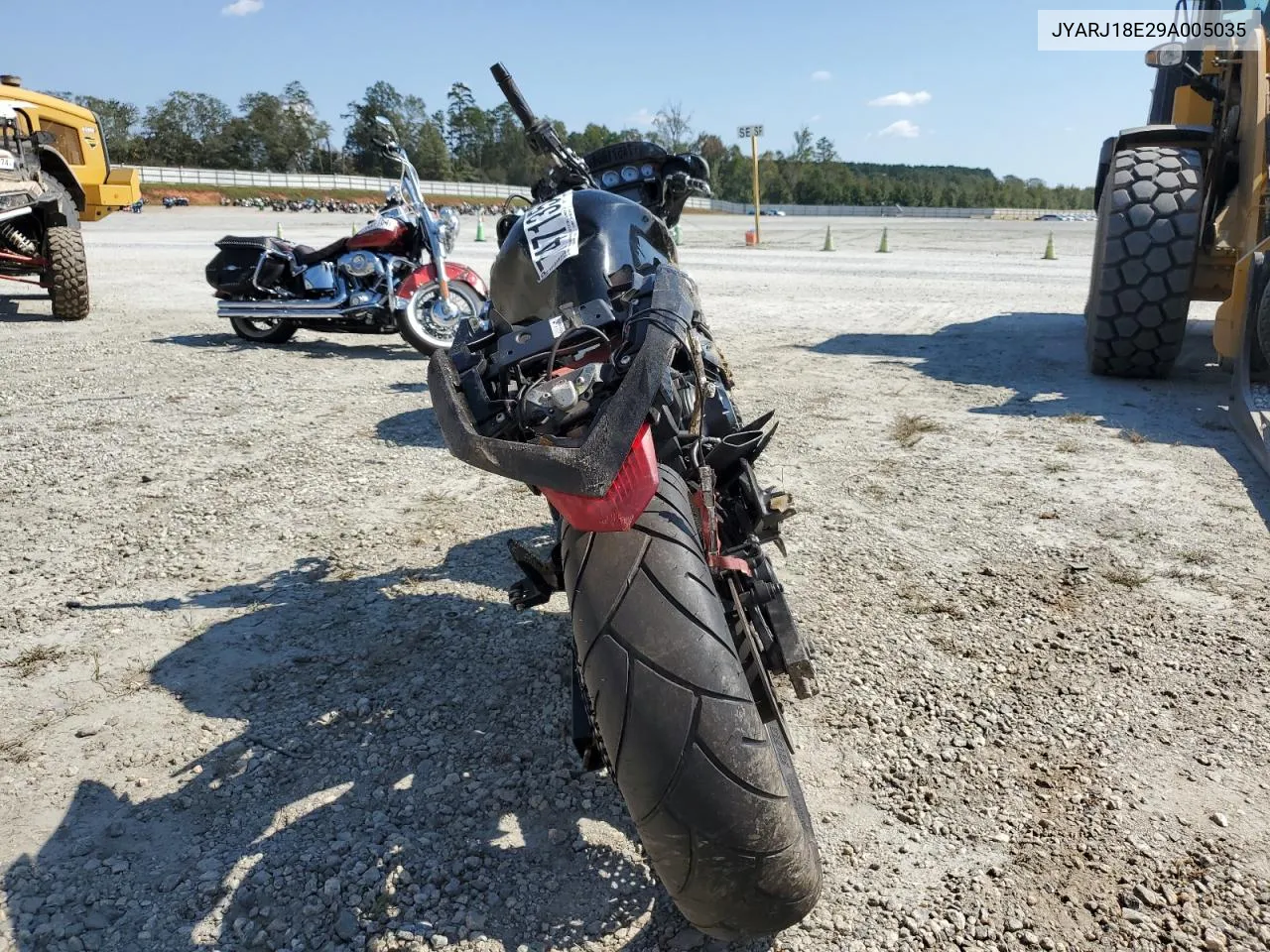 2009 Yamaha Fz6 R VIN: JYARJ18E29A005035 Lot: 74713554