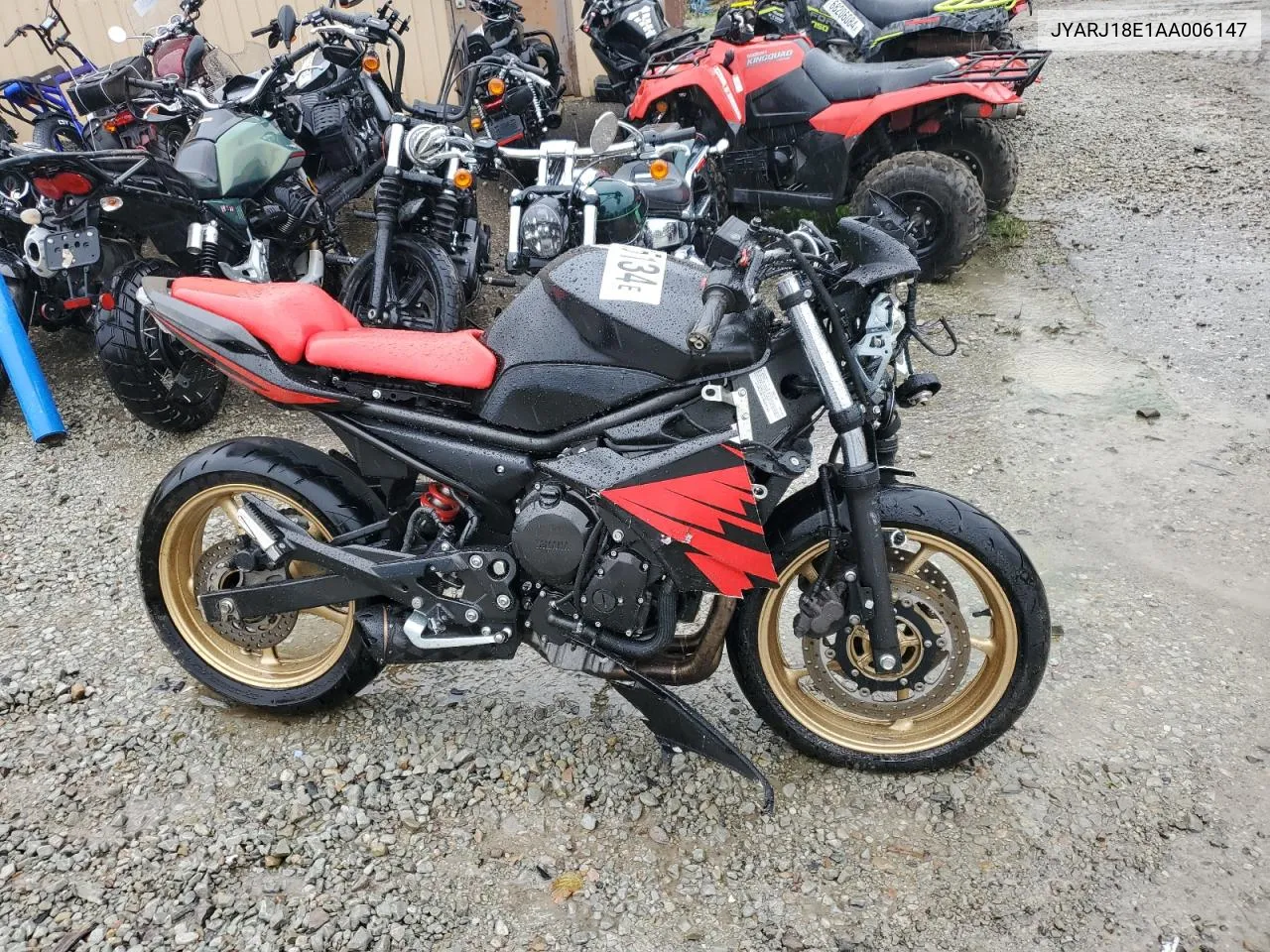 2010 Yamaha Fz6 R VIN: JYARJ18E1AA006147 Lot: 73215134