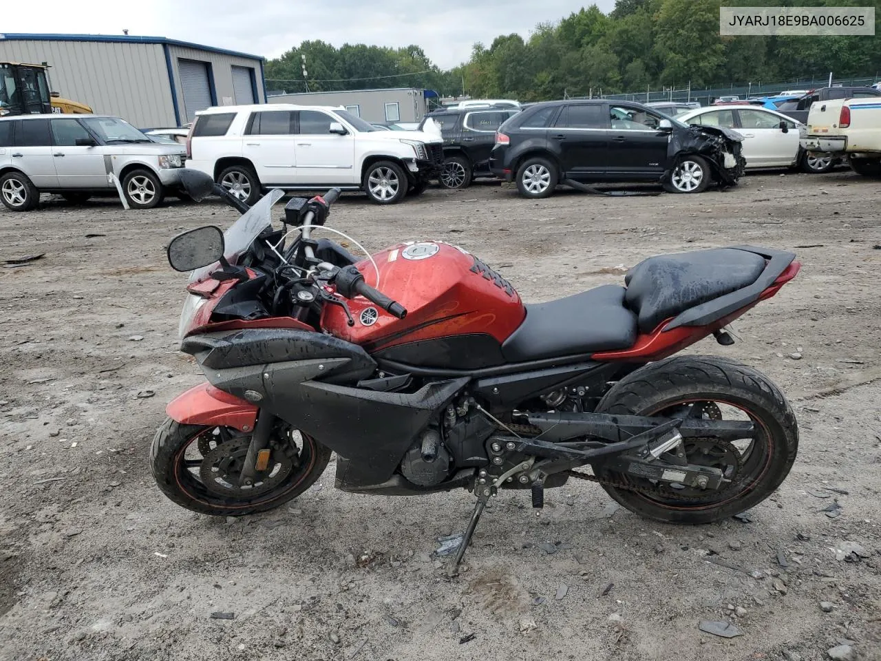 2011 Yamaha Fz6 R VIN: JYARJ18E9BA006625 Lot: 70812424