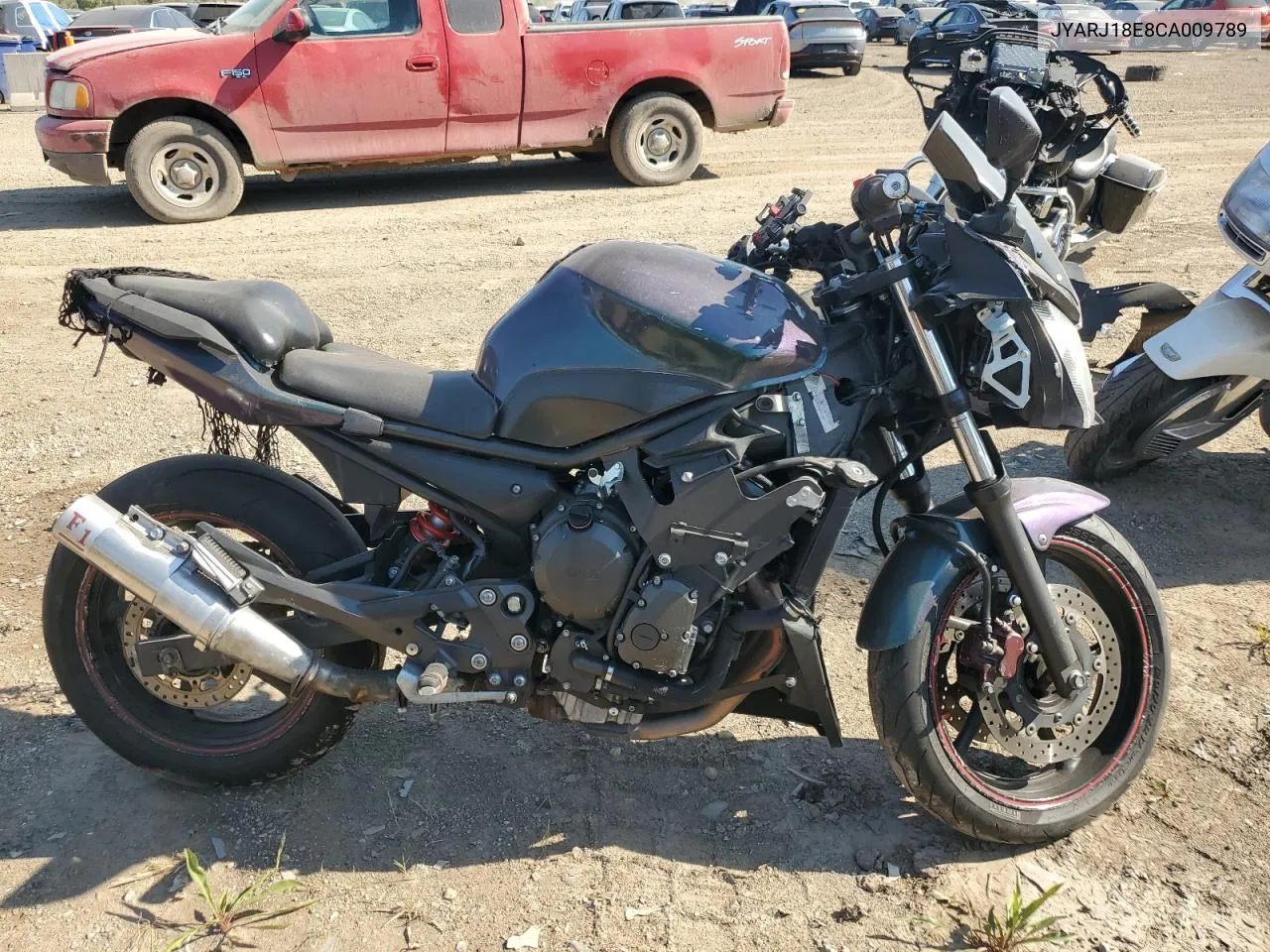 2012 Yamaha Fz6 R VIN: JYARJ18E8CA009789 Lot: 73458514