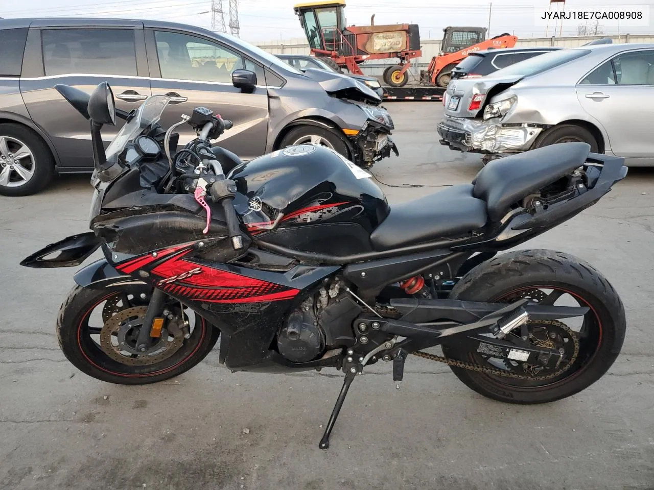 2012 Yamaha Fz6 R VIN: JYARJ18E7CA008908 Lot: 75726634