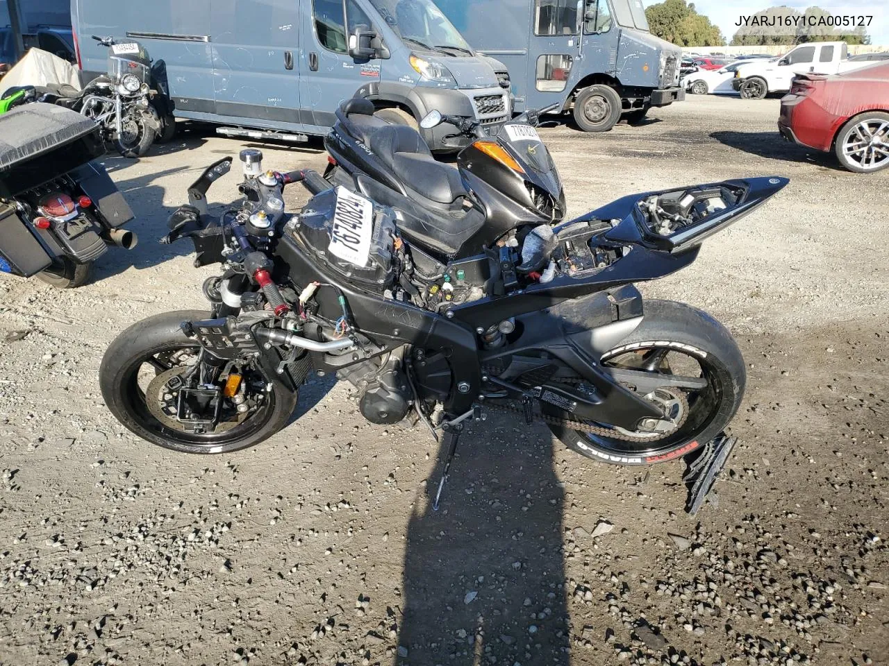 2012 Yamaha Yzfr6 C VIN: JYARJ16Y1CA005127 Lot: 76740824