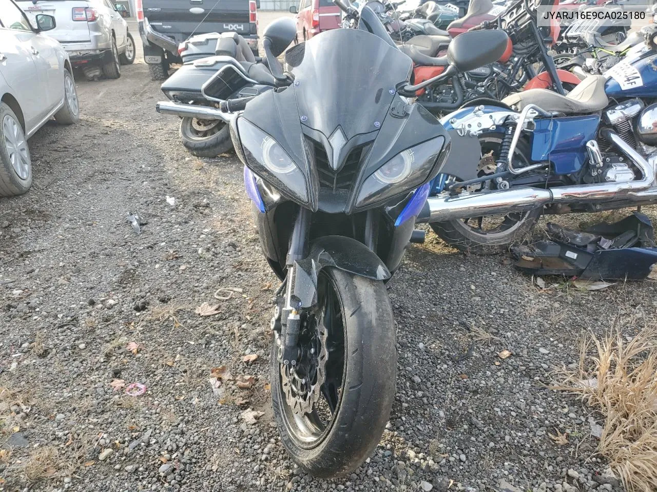 2012 Yamaha Yzfr6 VIN: JYARJ16E9CA025180 Lot: 78015574