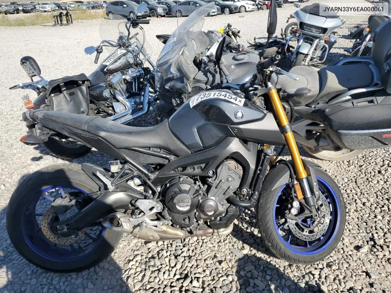 2014 Yamaha Fz09 C VIN: JYARN33Y6EA000061 Lot: 73515454