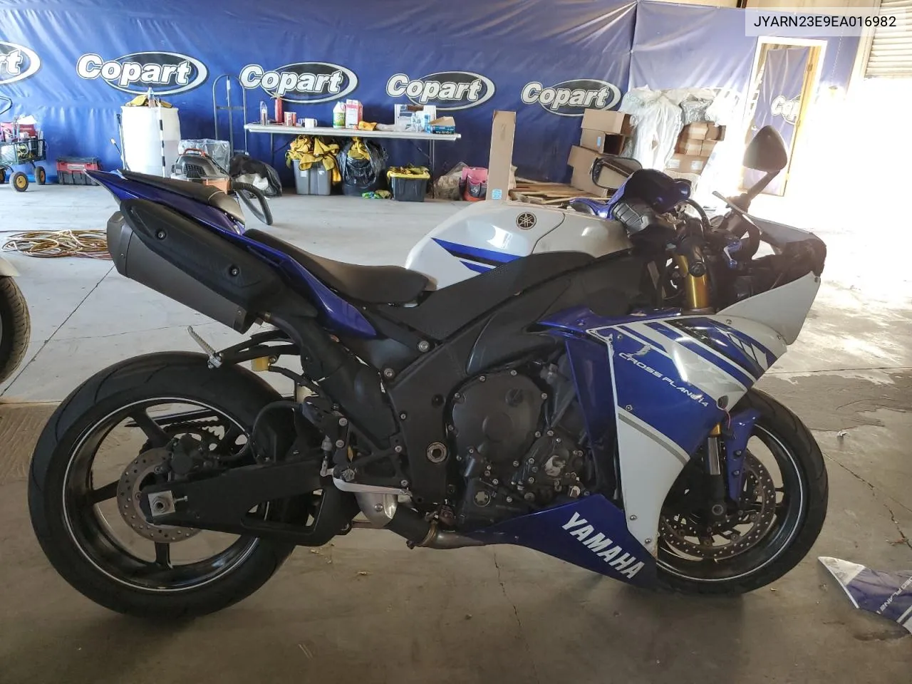 2014 Yamaha Yzfr1 VIN: JYARN23E9EA016982 Lot: 74834674