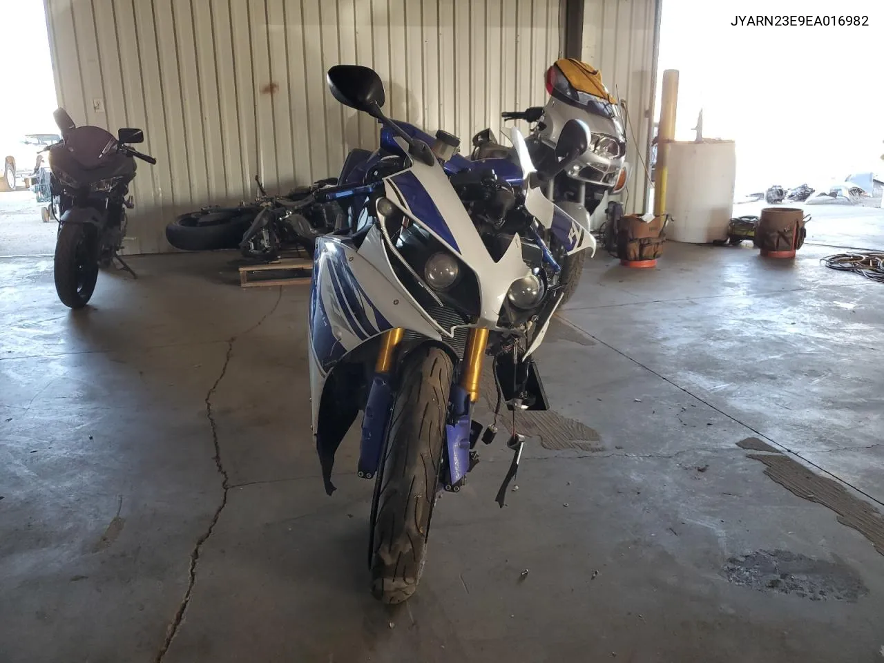 2014 Yamaha Yzfr1 VIN: JYARN23E9EA016982 Lot: 74834674