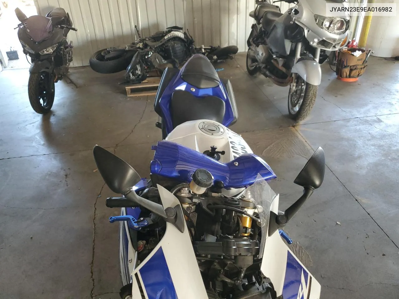 2014 Yamaha Yzfr1 VIN: JYARN23E9EA016982 Lot: 74834674