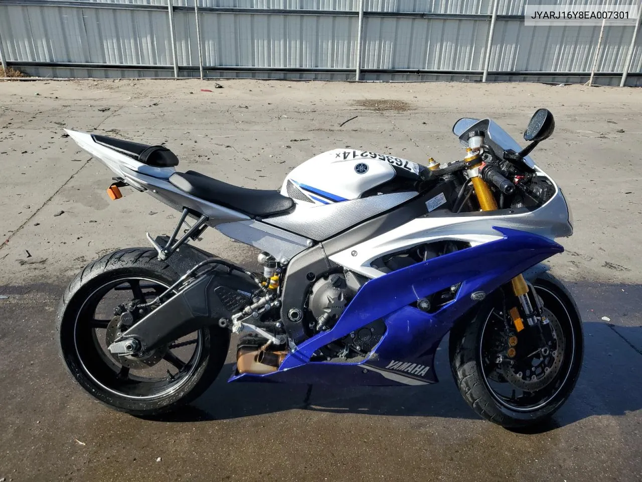 2014 Yamaha Yzfr6 C VIN: JYARJ16Y8EA007301 Lot: 76356214