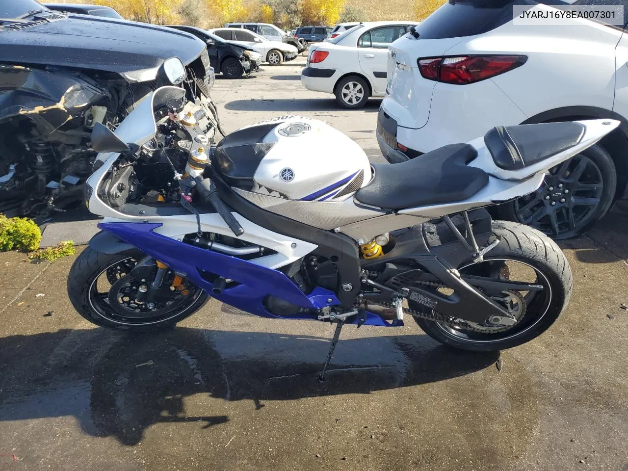 2014 Yamaha Yzfr6 C VIN: JYARJ16Y8EA007301 Lot: 76356214