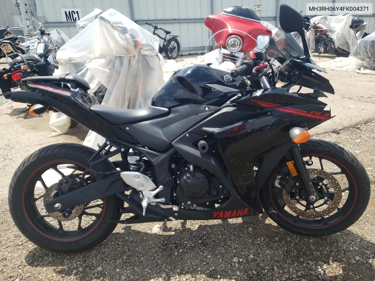 2015 Yamaha Yzfr3 VIN: MH3RH06Y4FK004371 Lot: 62061814