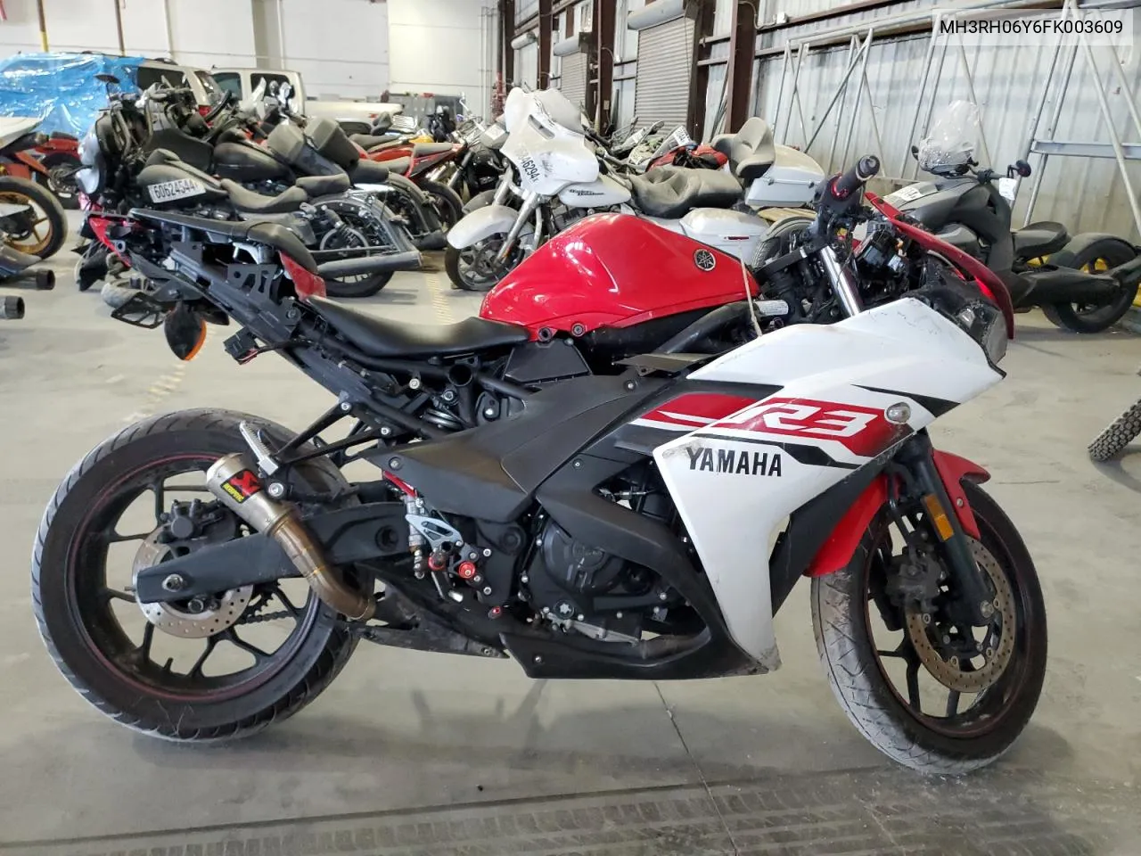 2015 Yamaha Yzfr3 VIN: MH3RH06Y6FK003609 Lot: 72011024