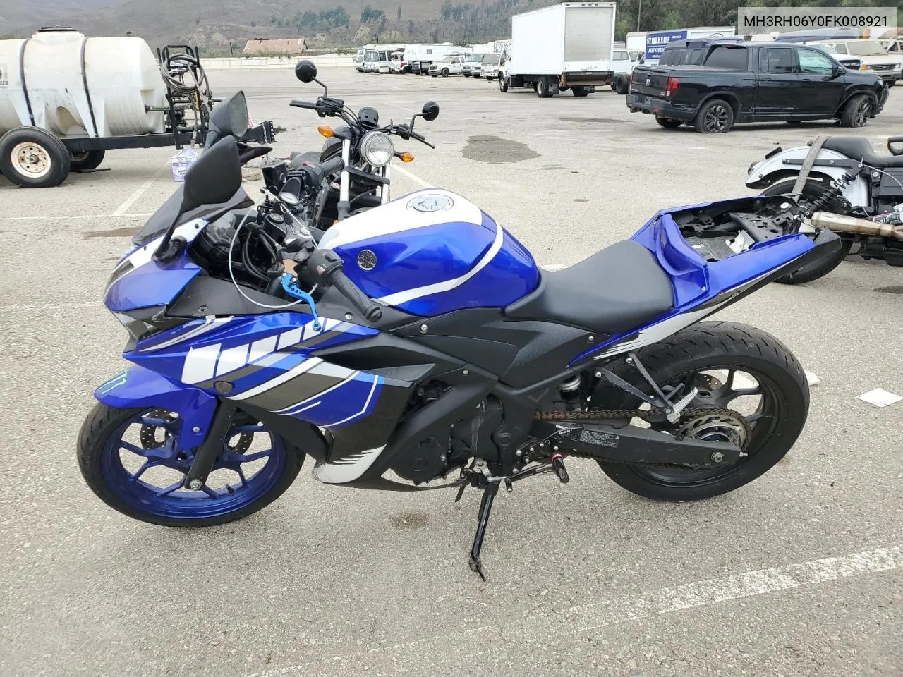 2015 Yamaha Yzfr3 VIN: MH3RH06Y0FK008921 Lot: 75279904