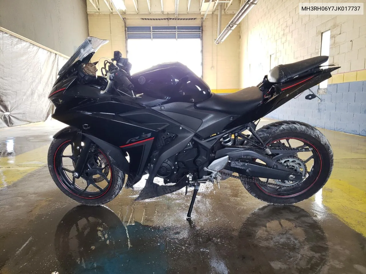 2018 Yamaha Yzfr3 VIN: MH3RH06Y7JK017737 Lot: 71739704