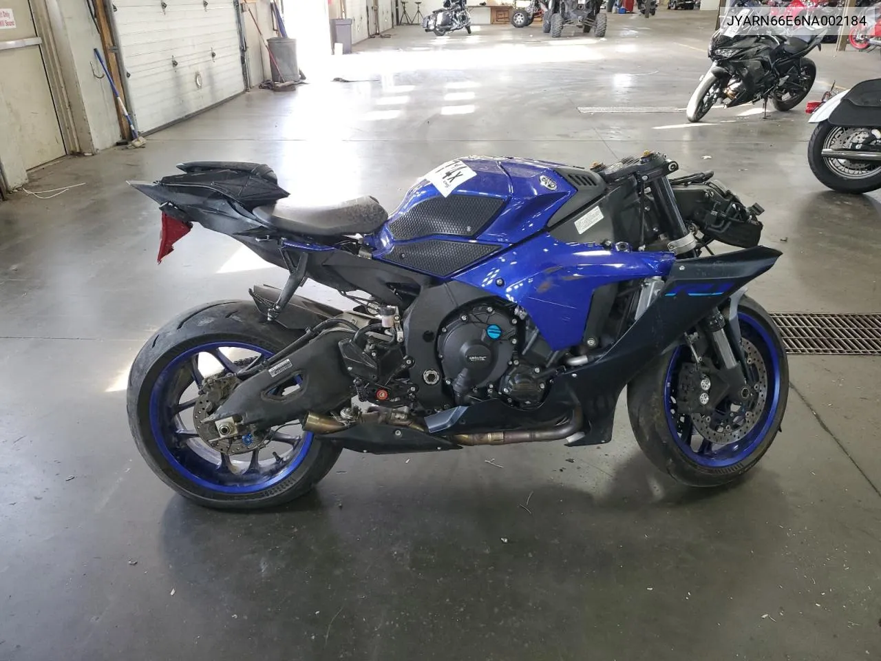 2022 Yamaha Yzfr1 VIN: JYARN66E6NA002184 Lot: 76747714