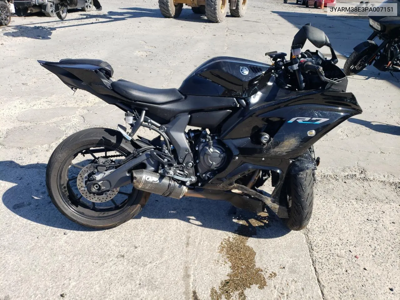 2023 Yamaha Yzfr7 VIN: JYARM38E3PA007151 Lot: 70693234