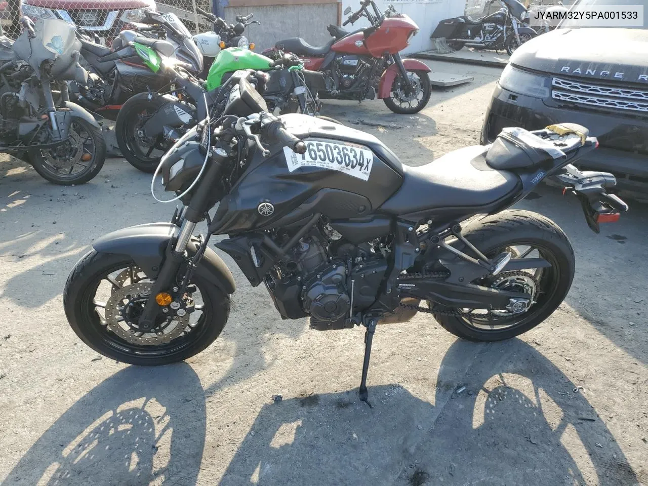 2023 Yamaha Mt07 C VIN: JYARM32Y5PA001533 Lot: 76503634