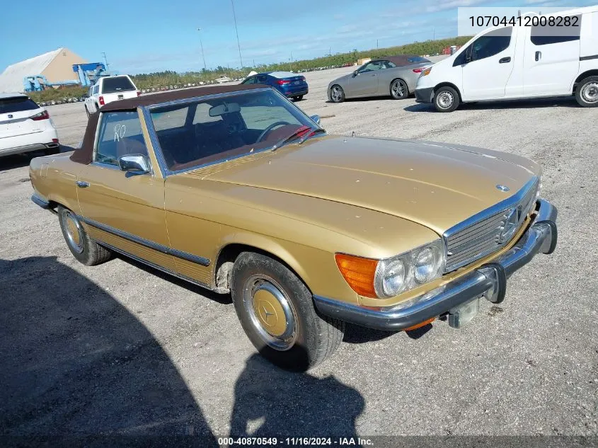 1973 Mercedes Benz Other VIN: 10704412008282 Lot: 40870549