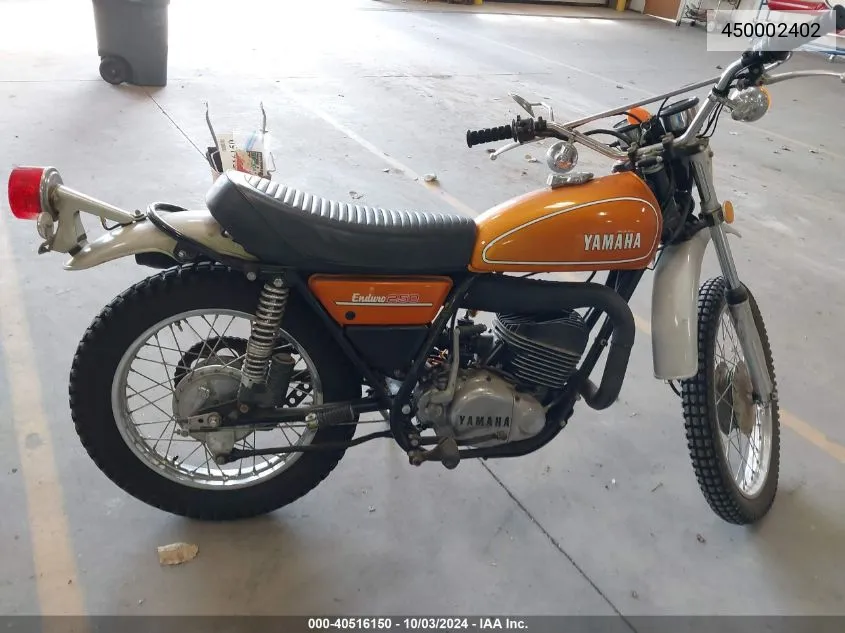 1974 Yamaha 250 VIN: 450002402 Lot: 40516150