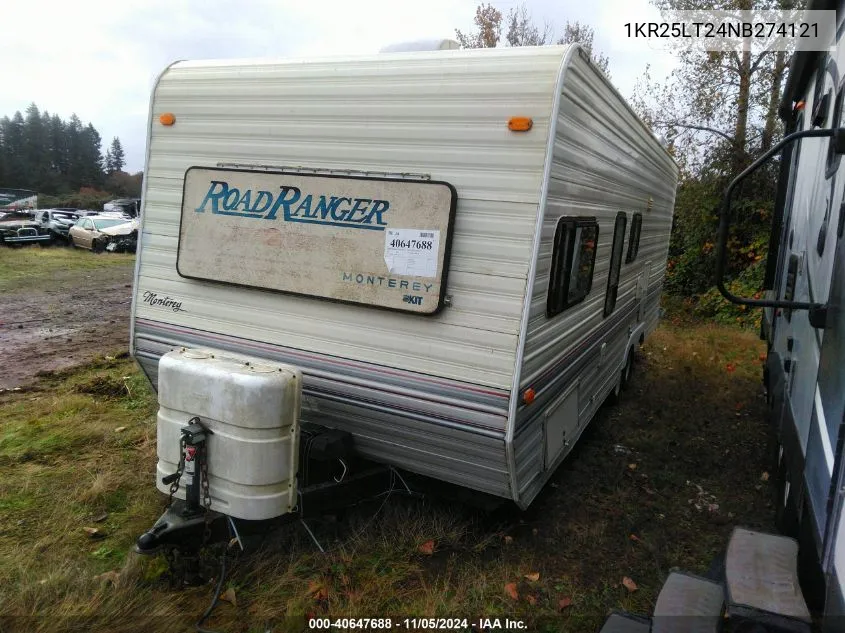 1KR25LT24NB274121 1992 Kit Road Ranger