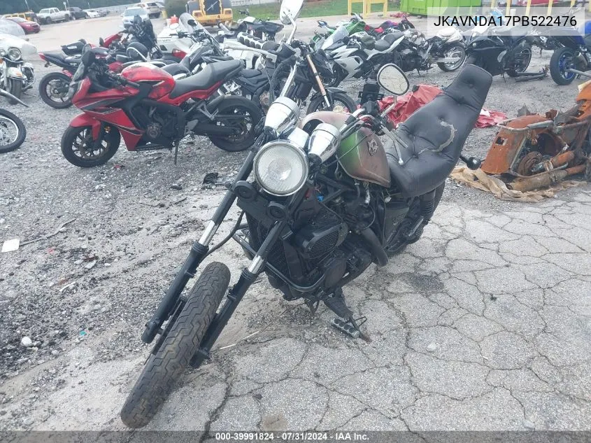 1993 Kawasaki Vn750 VIN: JKAVNDA17PB522476 Lot: 39991824