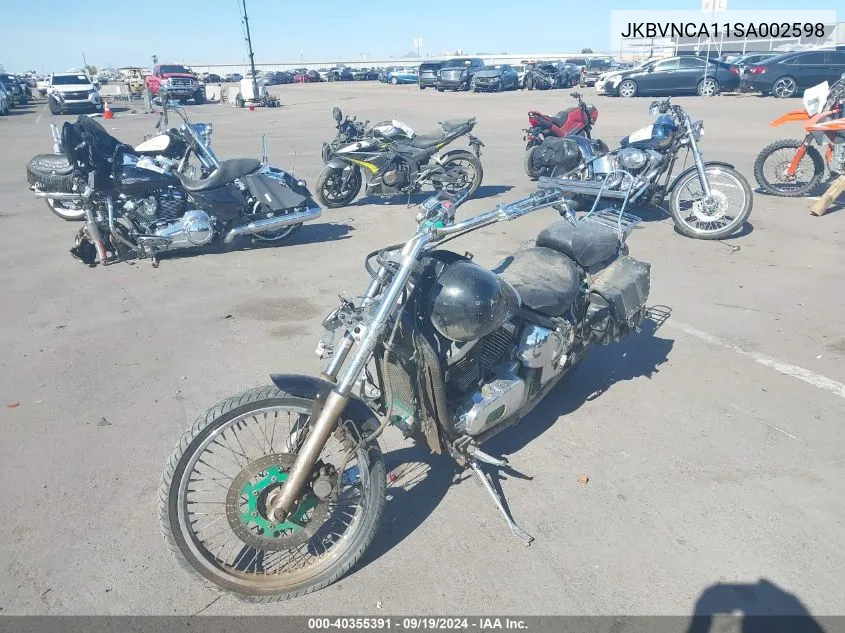 1995 Kawasaki Vn800 VIN: JKBVNCA11SA002598 Lot: 40355391