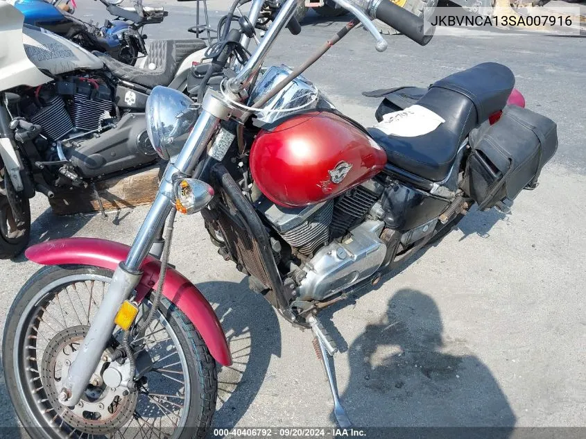 1995 Kawasaki Vn800 VIN: JKBVNCA13SA007916 Lot: 40406792