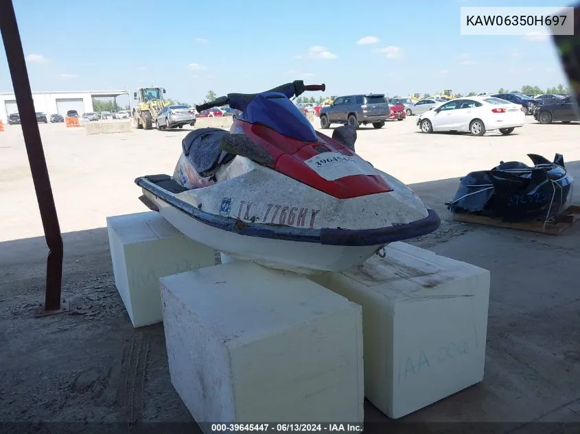 1996 Kawasaki Jet Ski 1100Zxi VIN: KAW06350H697 Lot: 40811881