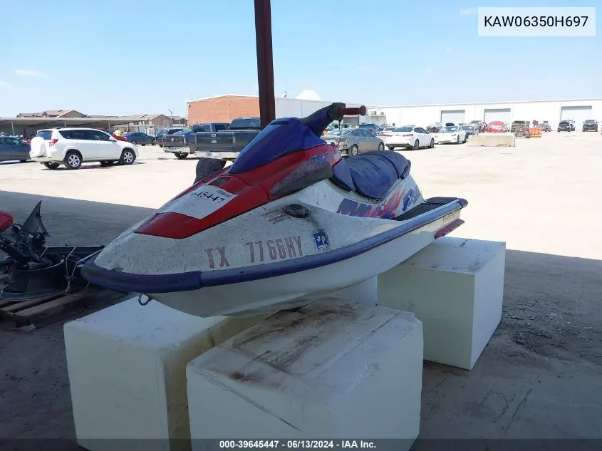 1996 Kawasaki Jet Ski 1100Zxi VIN: KAW06350H697 Lot: 40811881