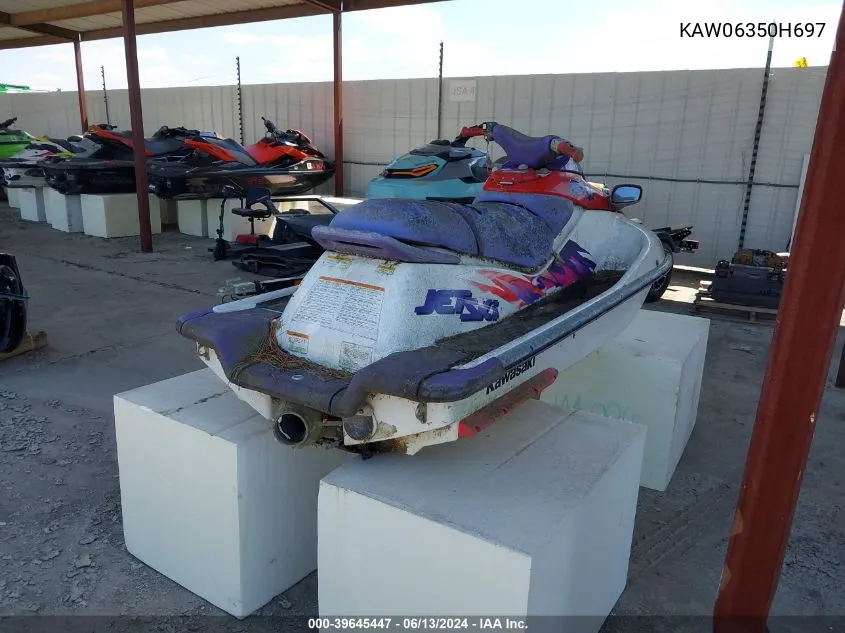 1996 Kawasaki Jet Ski 1100Zxi VIN: KAW06350H697 Lot: 40811881