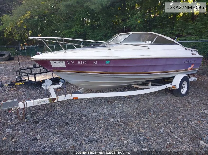 USKA27NMH596 1996 Maxum Boat & Trailer