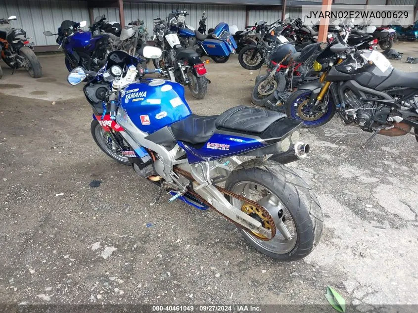 JYARN02E2WA000629 1998 Yamaha Yzfr1