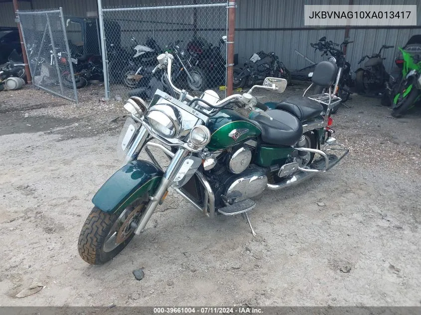 1999 Kawasaki Vn1500 G VIN: JKBVNAG10XA013417 Lot: 39661004