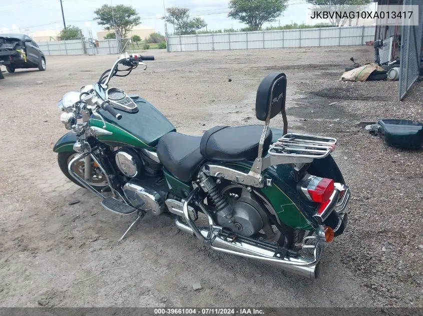 1999 Kawasaki Vn1500 G VIN: JKBVNAG10XA013417 Lot: 39661004