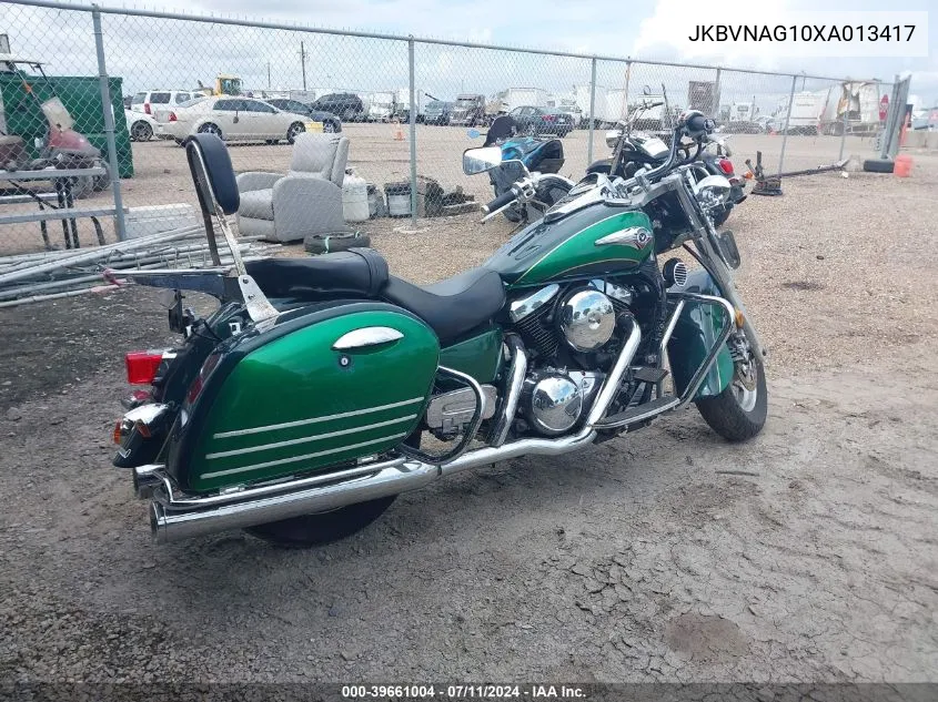 1999 Kawasaki Vn1500 G VIN: JKBVNAG10XA013417 Lot: 39661004