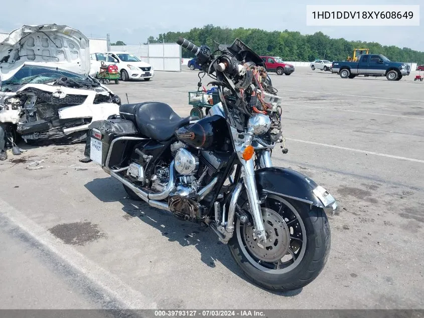 1999 Harley-Davidson Flht VIN: 1HD1DDV18XY608649 Lot: 39793127