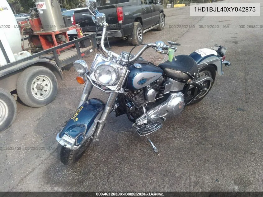 1999 Harley-Davidson Flstc VIN: 1HD1BJL40XY042875 Lot: 40120503