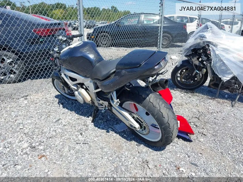 1999 Yamaha Yzfr6 L VIN: JYARJ04E7XA004881 Lot: 40307414