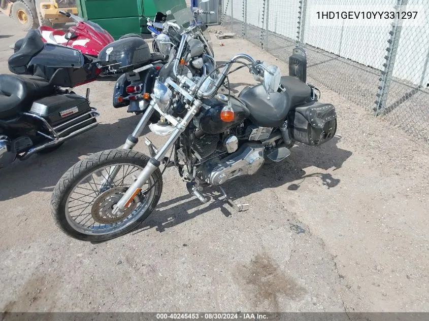 2000 Harley-Davidson Fxdwg VIN: 1HD1GEV10YY331297 Lot: 40245453