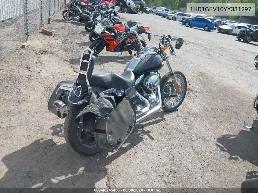 2000 Harley-Davidson Fxdwg VIN: 1HD1GEV10YY331297 Lot: 40245453