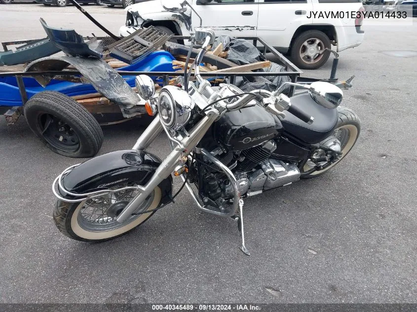 2000 Yamaha Xvs65 A VIN: JYAVM01E3YA014433 Lot: 40345489