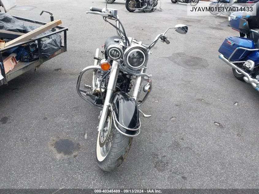 2000 Yamaha Xvs65 A VIN: JYAVM01E3YA014433 Lot: 40345489