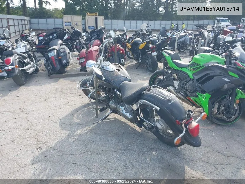 2000 Yamaha Xvs65 A VIN: JYAVM01E5YA015714 Lot: 40388036