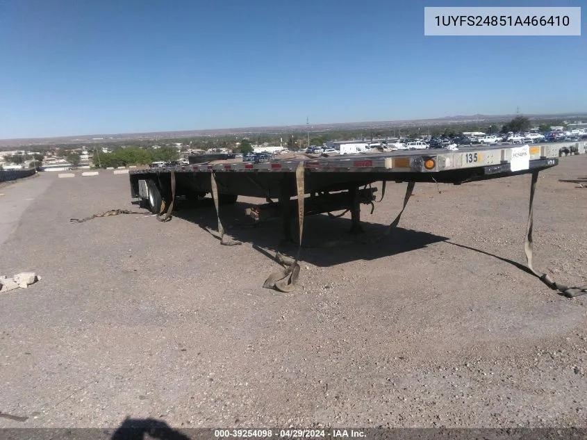 2001 Utility Trailer Mfg VIN: 1UYFS24851A466410 Lot: 39254098