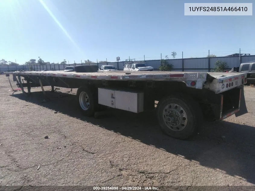 2001 Utility Trailer Mfg VIN: 1UYFS24851A466410 Lot: 39254098